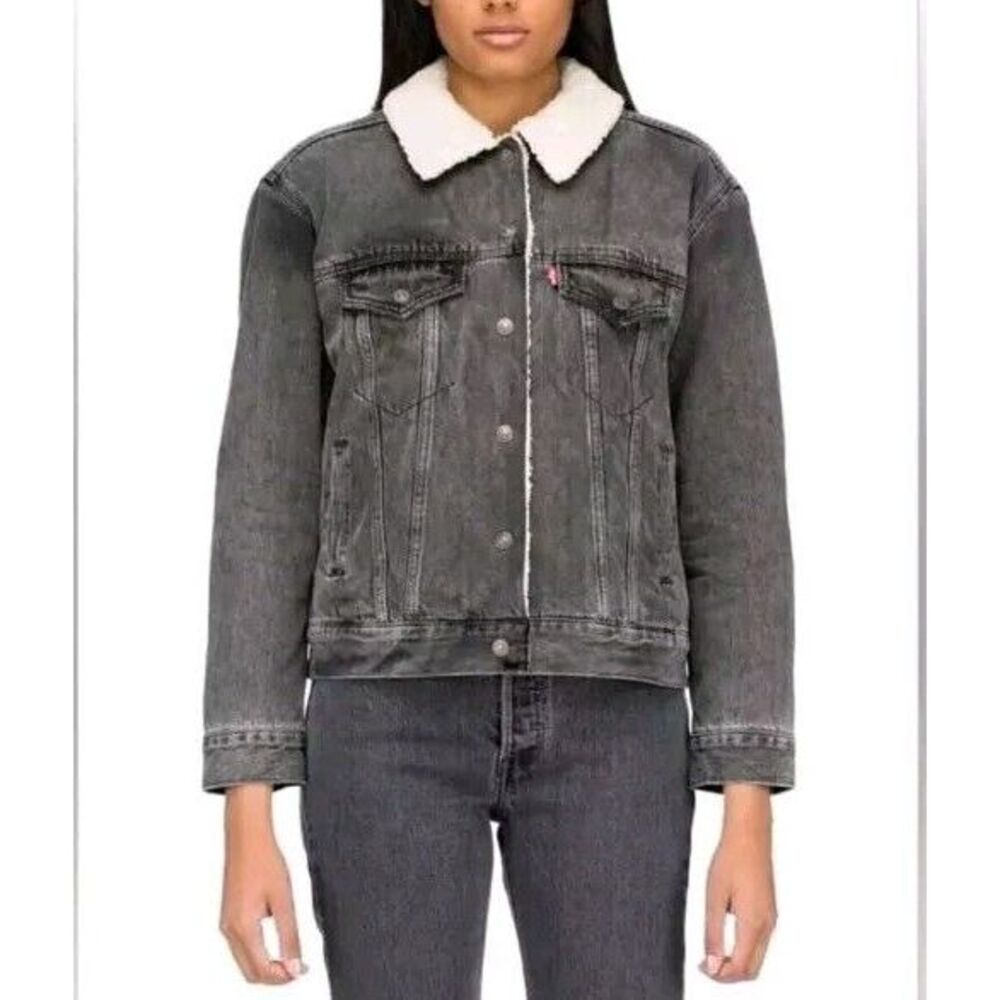 Levi's‎ Ex-Boyfriend Sherpa Trucker Jacket Size X- Small